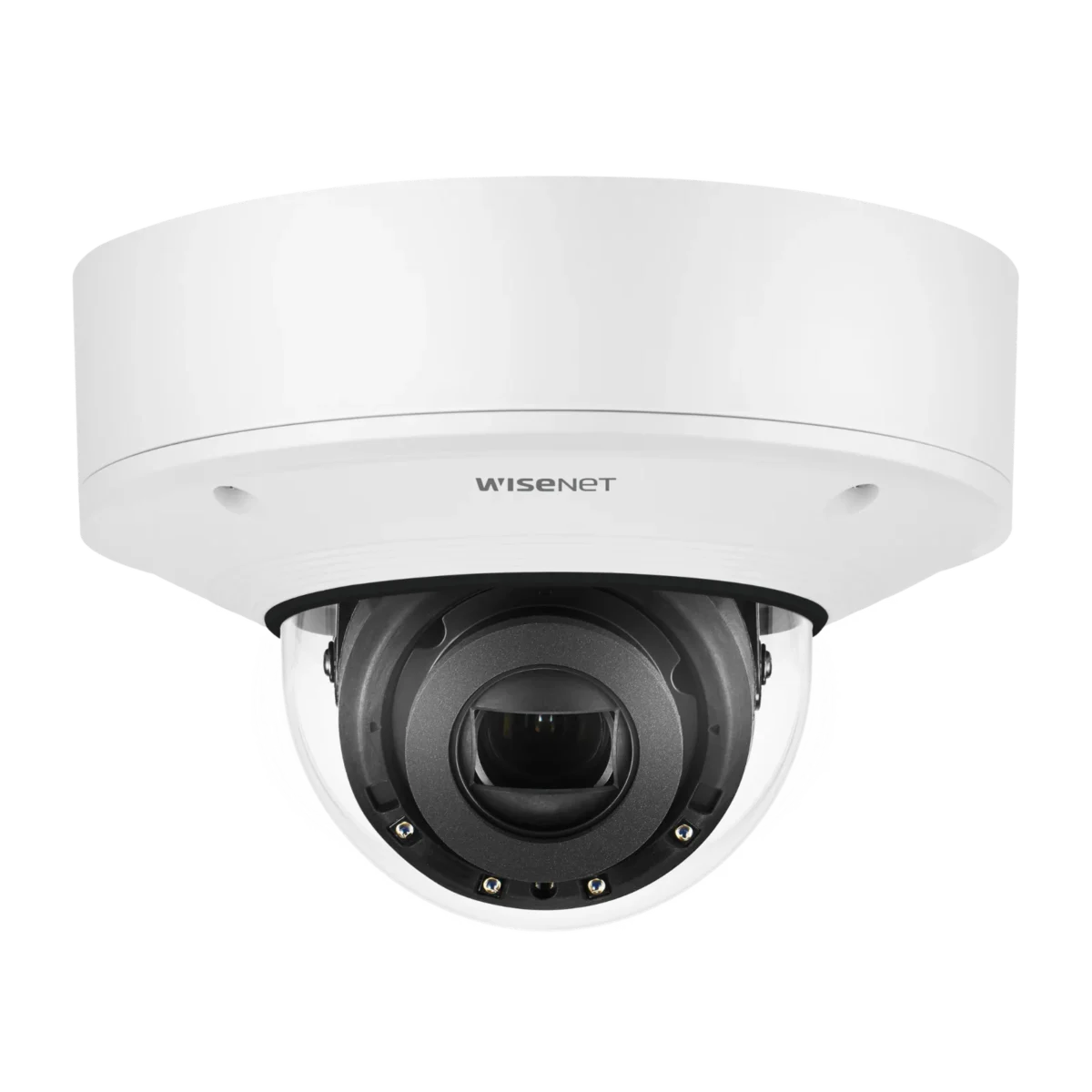 Hanwha Techwin XNV-6081RE 2MP IP67  IK10+  NEMA4X  Network IR PoE Extender Vandal Dome IP Security Camera with Varifocal Lens (2.8mm ~12mm) Night Vision