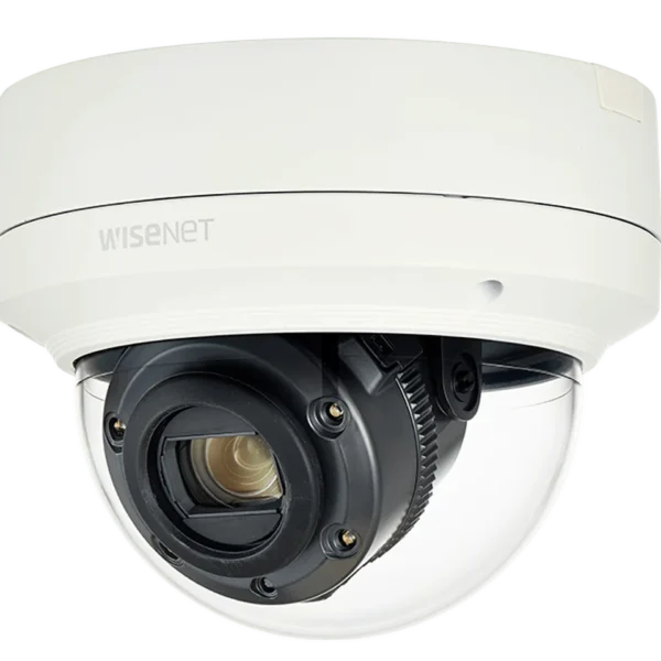 Hanwha Techwin  XNV-6120R/LPR 2MP H.265 PoE Low Speed LPR IR Dome IP Security Network Camera 12X optical zoom lens (5.2mm ~62.4mm) Night Vision