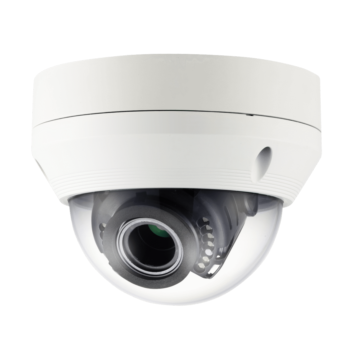 Samsung Hanwha Techwin SCV-6083R 2MP Full-HD IR Vandal-Resistant Security  Dome Camera Night Vision (Ivory) 2.8-12mm Lens - Image 2