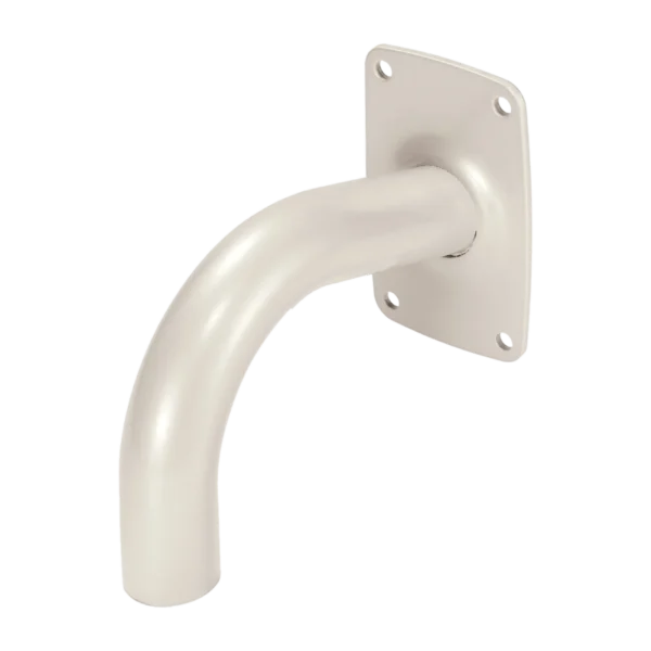 Hanwha Vision SBP-300WM Indoor Gooseneck  wall mount All caps and outdoor PTZs Ivory Security Accessory