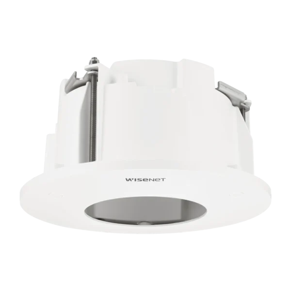 Hanwha Vision SHD-1408FPW  In-ceiling Housing Plenum Flush Mount Security Accessory