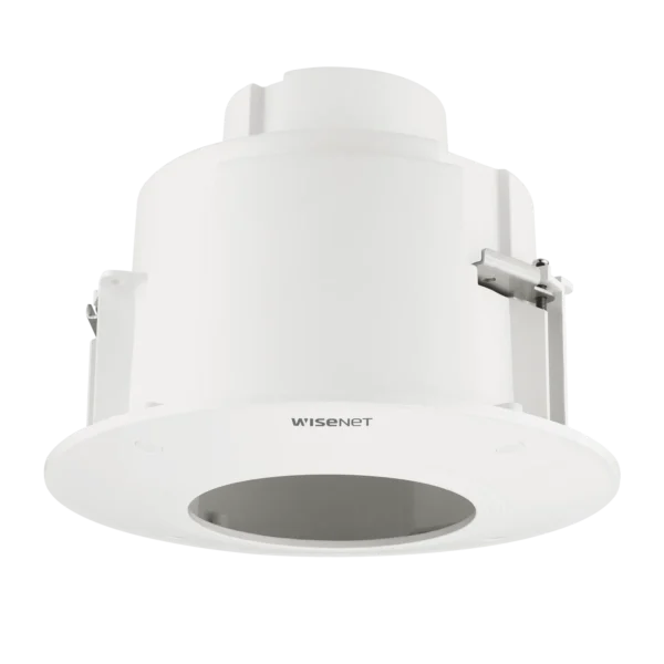 Hanwha vision SHP-1680FPW Indoor  Plenum Rated In-Ceiling (White) tile flush mount Security Accessory