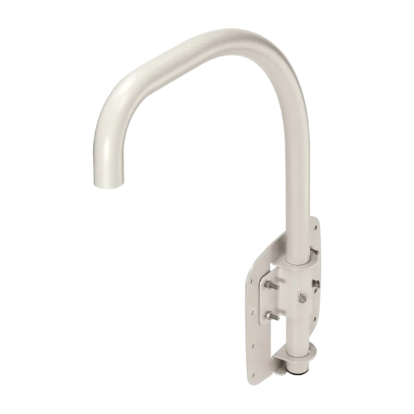 Hanwha Vision SBP-300LM Parapet Mount Security Accessory for PTZ and Dome Cameras (Ivory)