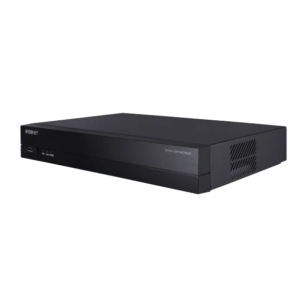 Hanwha Vision HRX-434 Wisenet HD+ 4CH 8MP AHD,TVI, CVI, CVBS, IP Pentabrid DVR Security Recorder