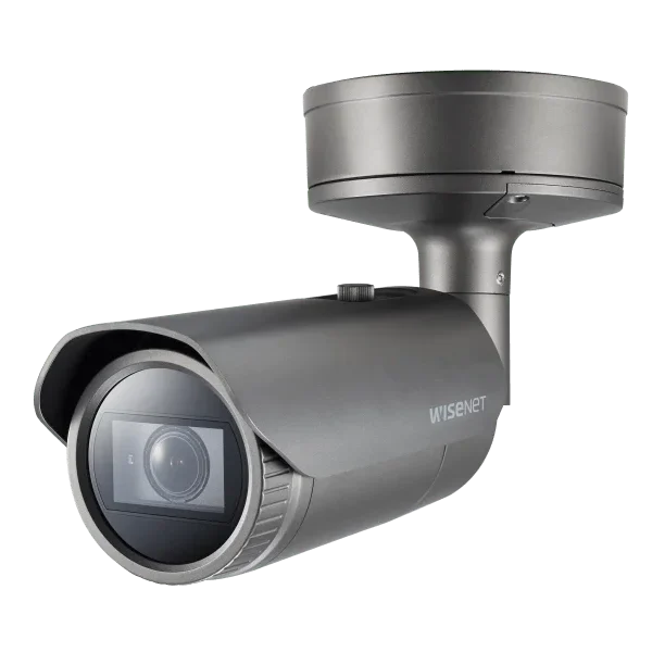 Hanwha Techwin PNO-A6081R 2MP H.265 POE+ IR Bullet Network Dome AI IP Security Camera 4.38~9.33mLens Night Vision