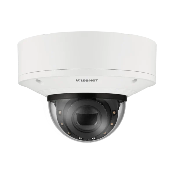 Hanwha Techwin  XNV-6083R WiseNet X Series POE+ 2MP IP67 Ik10+ IR NEMA4X Outdoor IP Vandal Dome AI IP Security Camera 2.8~12mm Lens Night Vision
