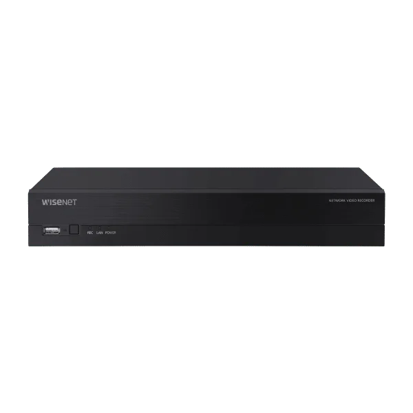 Hanwha Vision QRN-430S Q Series  H.265 4CH 8MP 4K PoE+ NVR IP Security Recorder