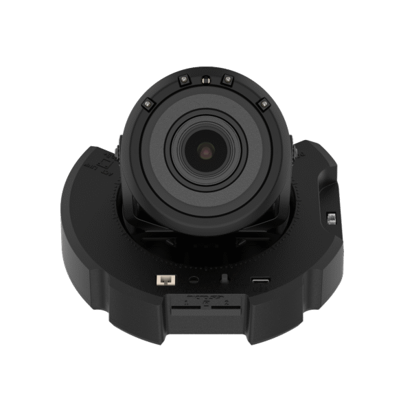 Hanwha Techwin PNV-A9081RX 4K Network AI IR Outdoor IP Security Dome Camera with 4.5~10mm(2.2x) motorized varifocal Lens ;  Day & Night Vision