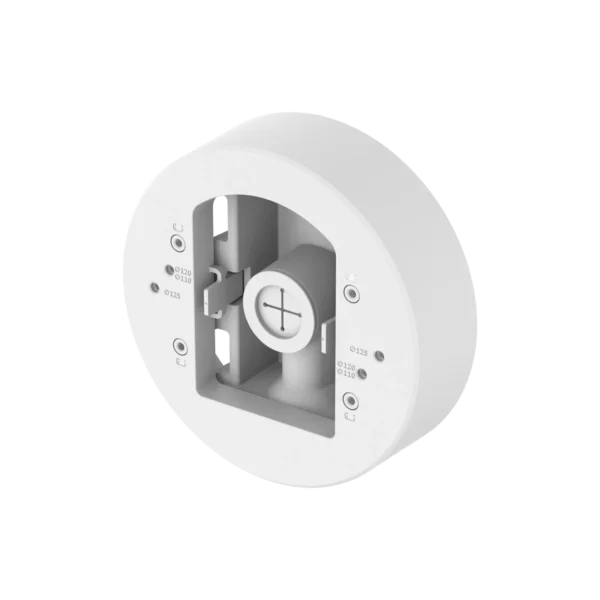 Hanwha Vision SBD-140PMW White Pole Mount Base (Aluminum)  Security Accessory