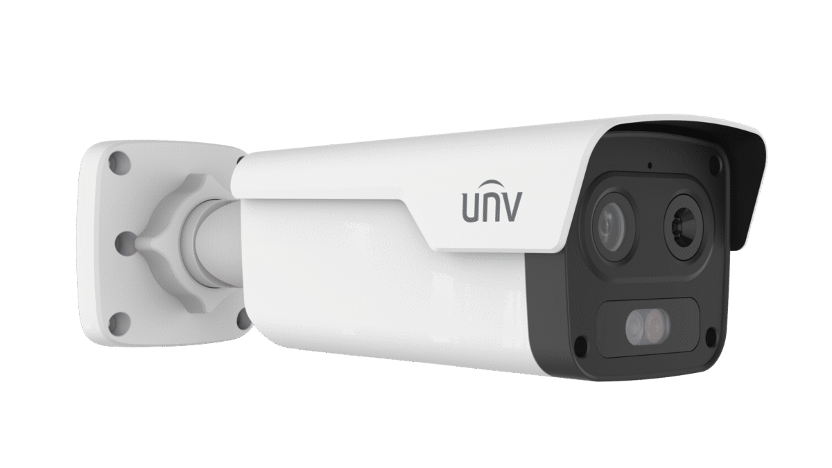 Uniview TIC2A32SA-F3-4F4AC-I1 NDAA 4MP/960P HD Thermal & Optical Dual-Spectrum Bullet IP Network Security Camera with Active Deterrence, IR 4mm Fixed Lens - Image 2